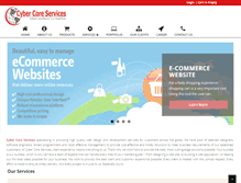 Tablet Screenshot of cybercoreservices.com